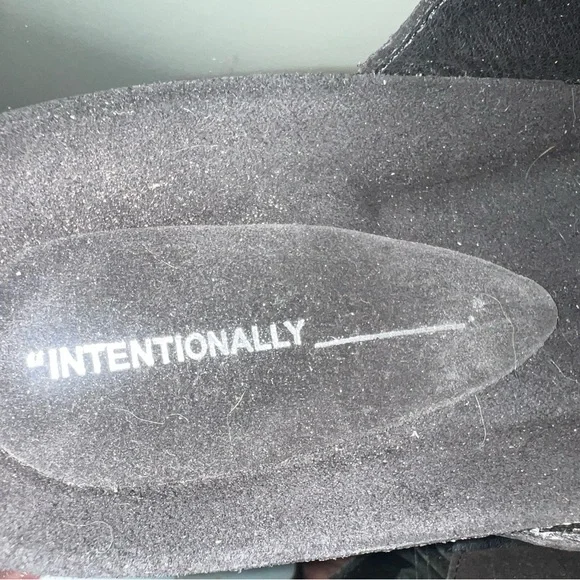 INTENTIONALLY BLANK Black Platform Sandals - Picture 6 of 6